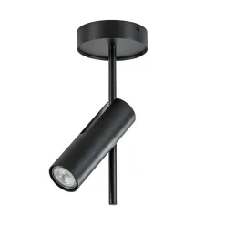 Moderne plafondspot zwart metaal verstelbaar>Straluma Sale