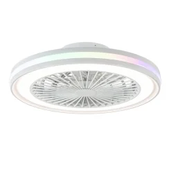 Moderne plafondventilator wit inclusief LED en color>Straluma Discount