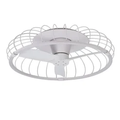 Moderne plafondventilator wit inclusief LED verlichting>Straluma Hot