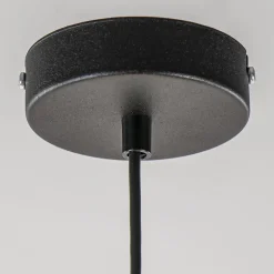 Moderne retro hanglamp zwart met witte bollen></noscript>Straluma Sale