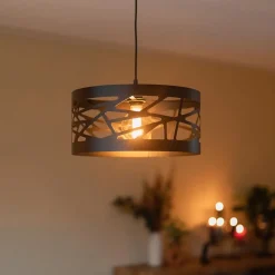 Moderne ronde hanglamp zwart metaal></noscript>Straluma Clearance
