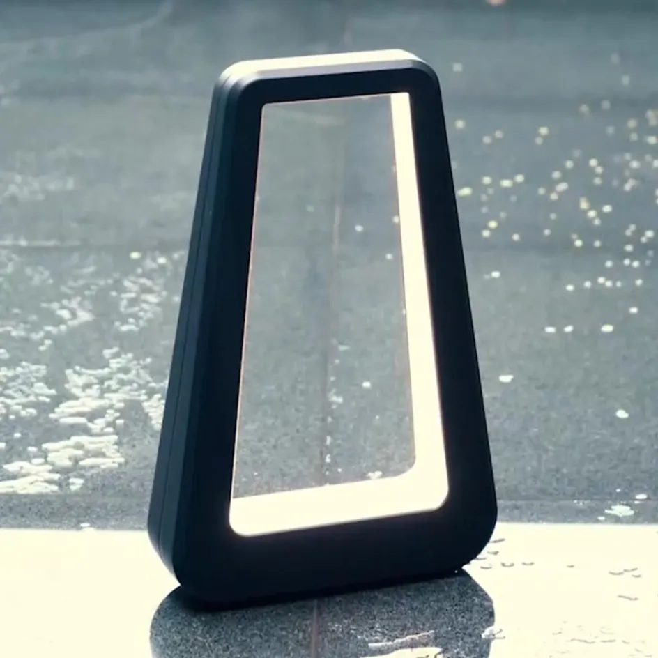 Moderne tafellamp batterij zwart oplaadbaar IP65>Straluma