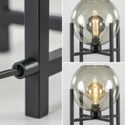 Moderne tafellamp frame met smoke glazen bol></noscript>Straluma New