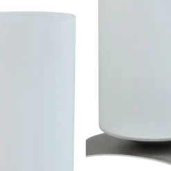 Moderne tafellamp Oblica zuil nikkel></noscript>Straluma Online