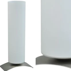 Moderne tafellamp Oblica zuil nikkel></noscript>Straluma Sale