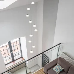 Moderne videlamp chroom met helder glas incl LED></noscript>Straluma New