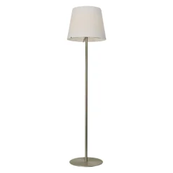 Moderne vloerlamp Calabro nikkel glas>Straluma New