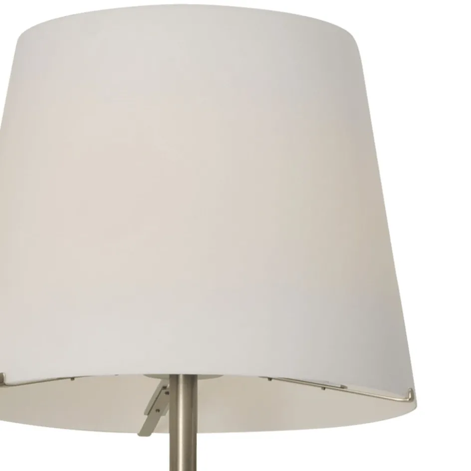 Moderne vloerlamp Calabro nikkel glas>Straluma New