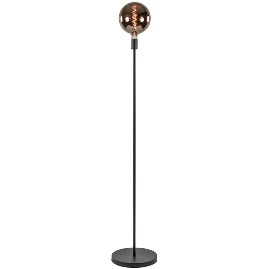 Moderne vloerlamp mat zwart exclusief lichtbron>Straluma Clearance