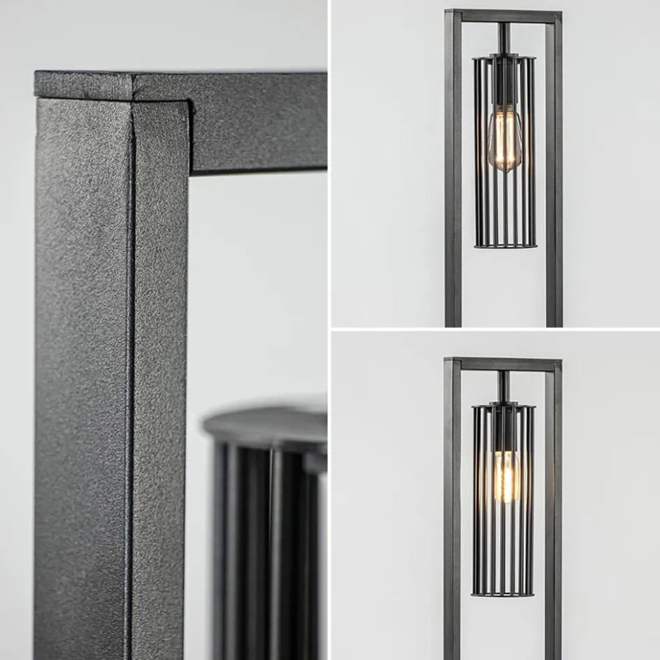 Moderne vloerlamp mat zwart metaal>Straluma Online