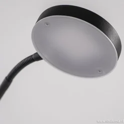 Moderne vloerlamp zwart met dimbaar LED></noscript>Straluma Sale