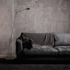 Moderne vloerlamp/leeslamp zwart LED dim-to-warm></noscript>Straluma Clearance