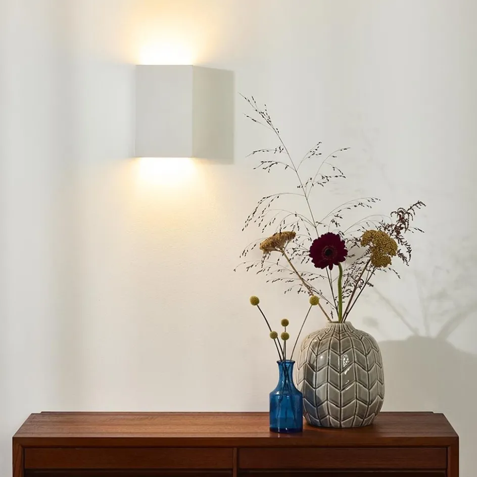 Moderne wandlamp hoogwaardig gips rechthoek>Straluma Hot