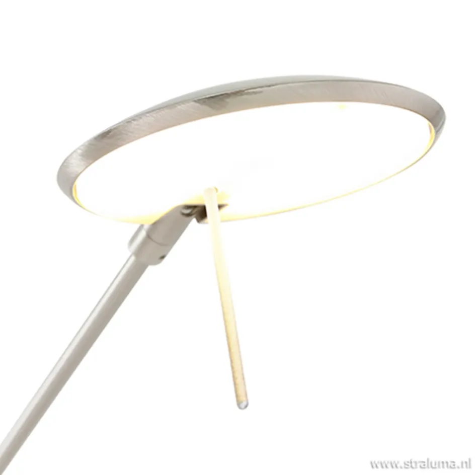 Moderne wandlamp staal met dimbaar LED>Straluma Online