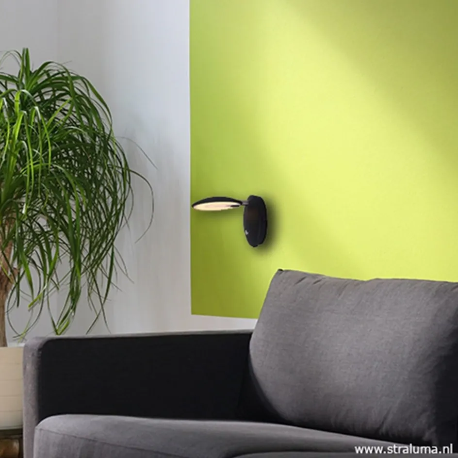 Moderne wandlamp Zenith LED zwart>Straluma