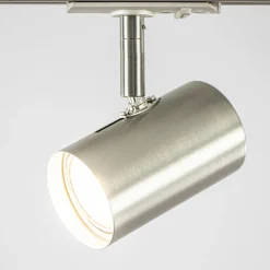Nikkel railsysteem met spots 1-fase>Straluma Best