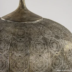 Oosterse hanglamp Emine bruin/goud metaal></noscript>Straluma Best