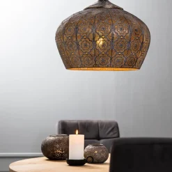 Oosterse hanglamp Emine goud/bruin></noscript>Straluma