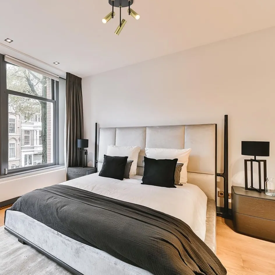 Opbouwspot 3-lichts cilinder zwart/brass>Straluma Hot