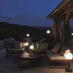 Oplaadbare buitenlamp tafel grijs IP44></noscript>Straluma Best