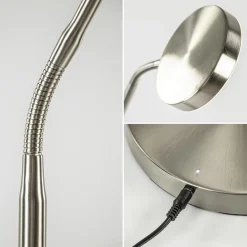 Oplaadbare LED leeslamp nikkel dimbaar></noscript>Straluma Hot