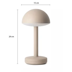 Oplaadbare LED tafellamp beige>Straluma Sale