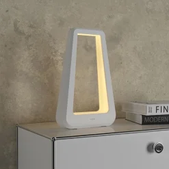 Oplaadbare tafellamp op accu wit dimbaar IP65></noscript>Straluma New