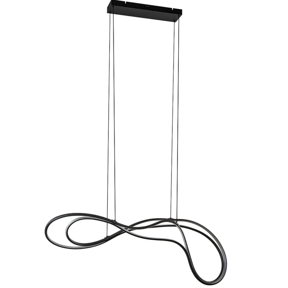 Organische LED hanglamp zwart dimbaar>Straluma Discount