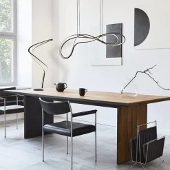 Organische LED hanglamp zwart dimbaar><noscript><img width=