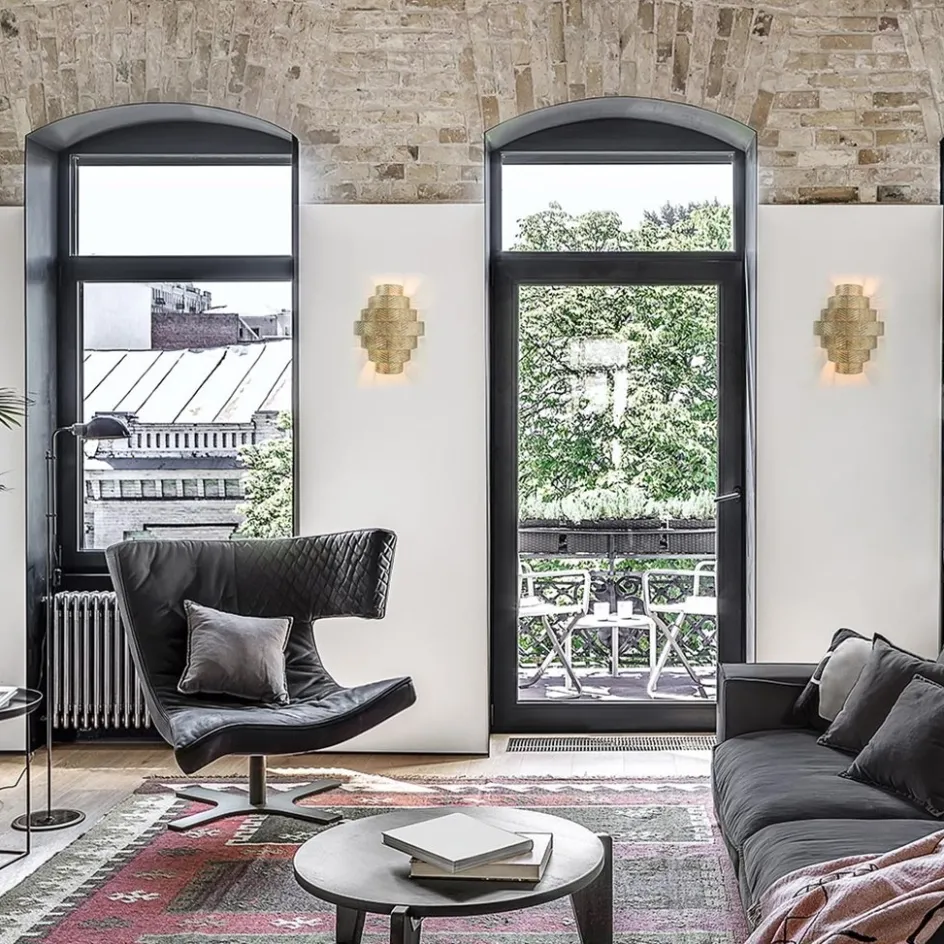 Oud zilveren wandlamp metaal excl snoer>Straluma Hot