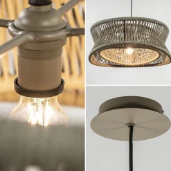 Outdoor hanglamp groot 60 cm donker beige></noscript>Straluma Clearance