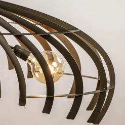 Ovale design hanglamp metaal platinum></noscript>Straluma Best