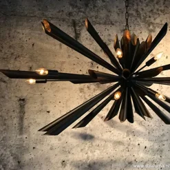 Ovale design hanglamp zwart metaal></noscript>Straluma Hot