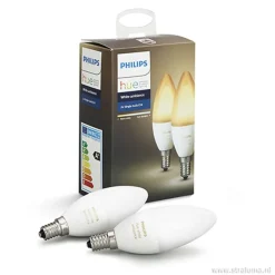 Philips Hue 4w e14 kaars 2-pack white ambiance></noscript>Straluma Online