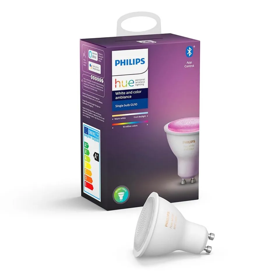 Philips Hue 5.7w gu10 color BT>Straluma Outlet