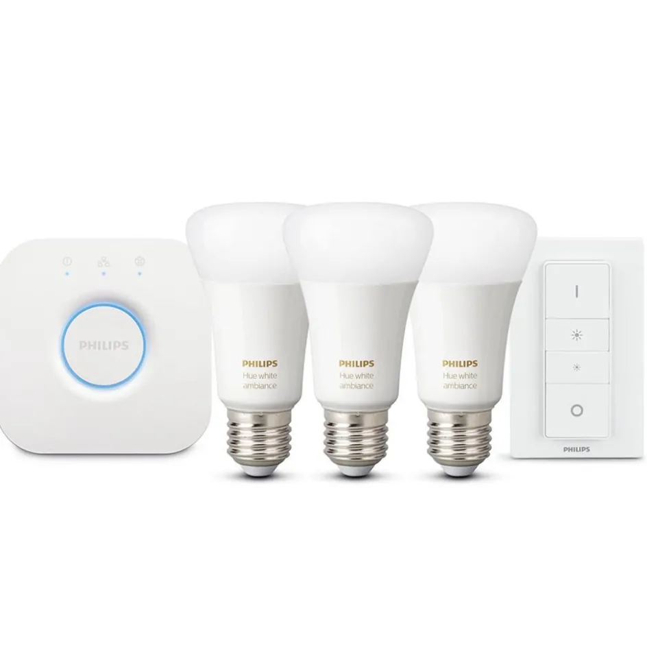 Philips Hue white ambiance starter kit E27 met Bluetooth>Straluma Best