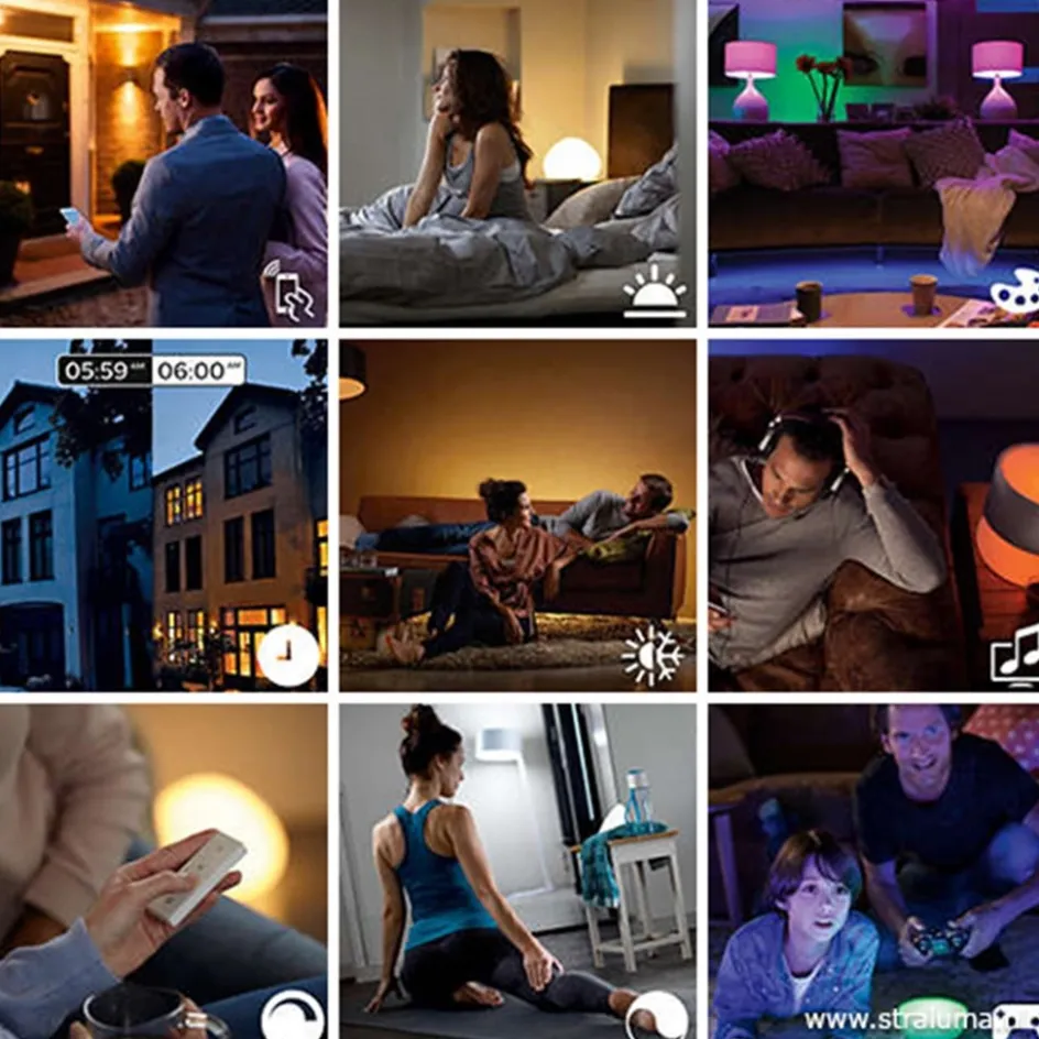 Philips Hue white and color ambiance E14 lamp 2-pack>Straluma New