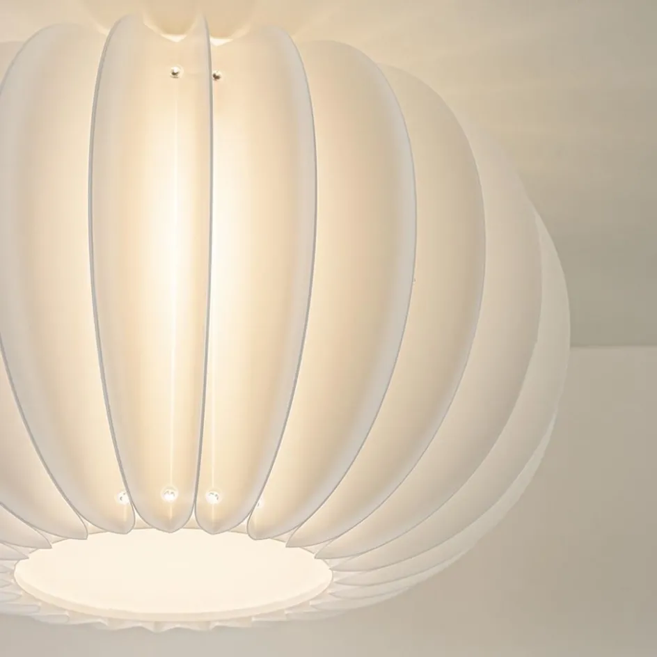 Plafondlamp Arena 40cm zwart/kap wit>Straluma Discount