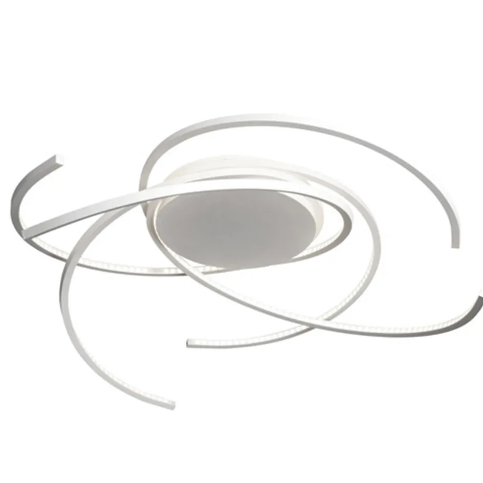 Plafondlamp bogen speels wit 80cm>Straluma Clearance