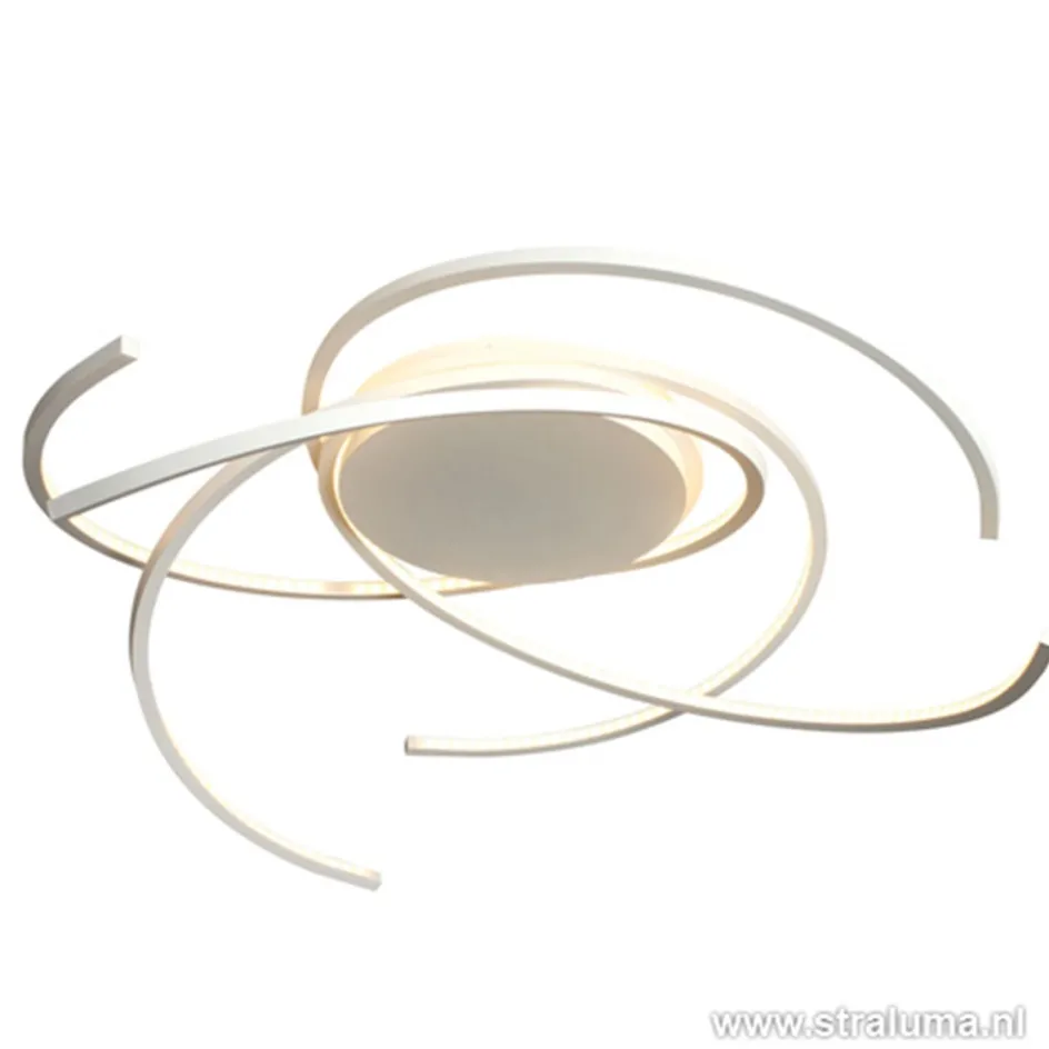 Plafondlamp bogen speels wit 80cm>Straluma Clearance
