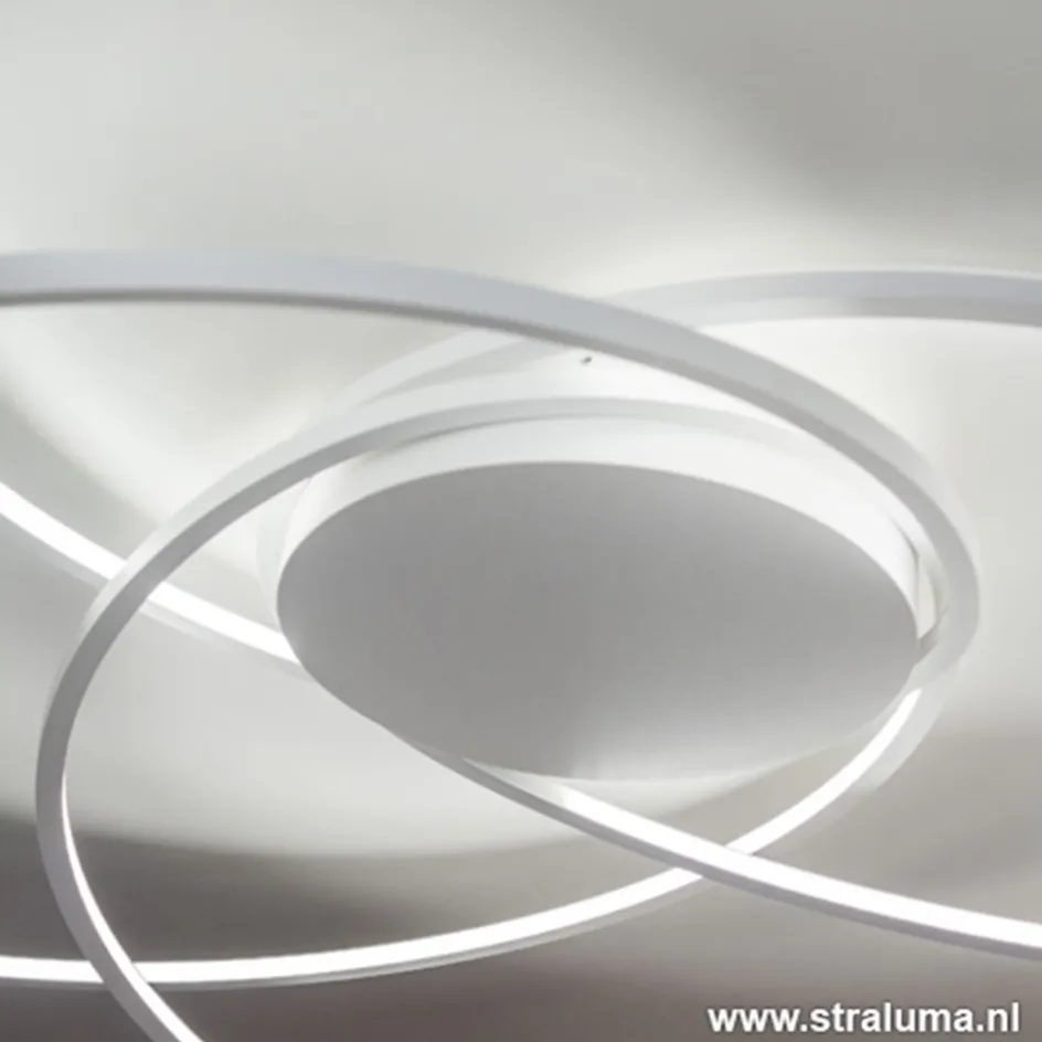 Plafondlamp bogen speels wit 80cm>Straluma Clearance