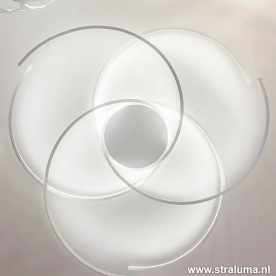 Plafondlamp bogen speels wit 80cm>Straluma Clearance
