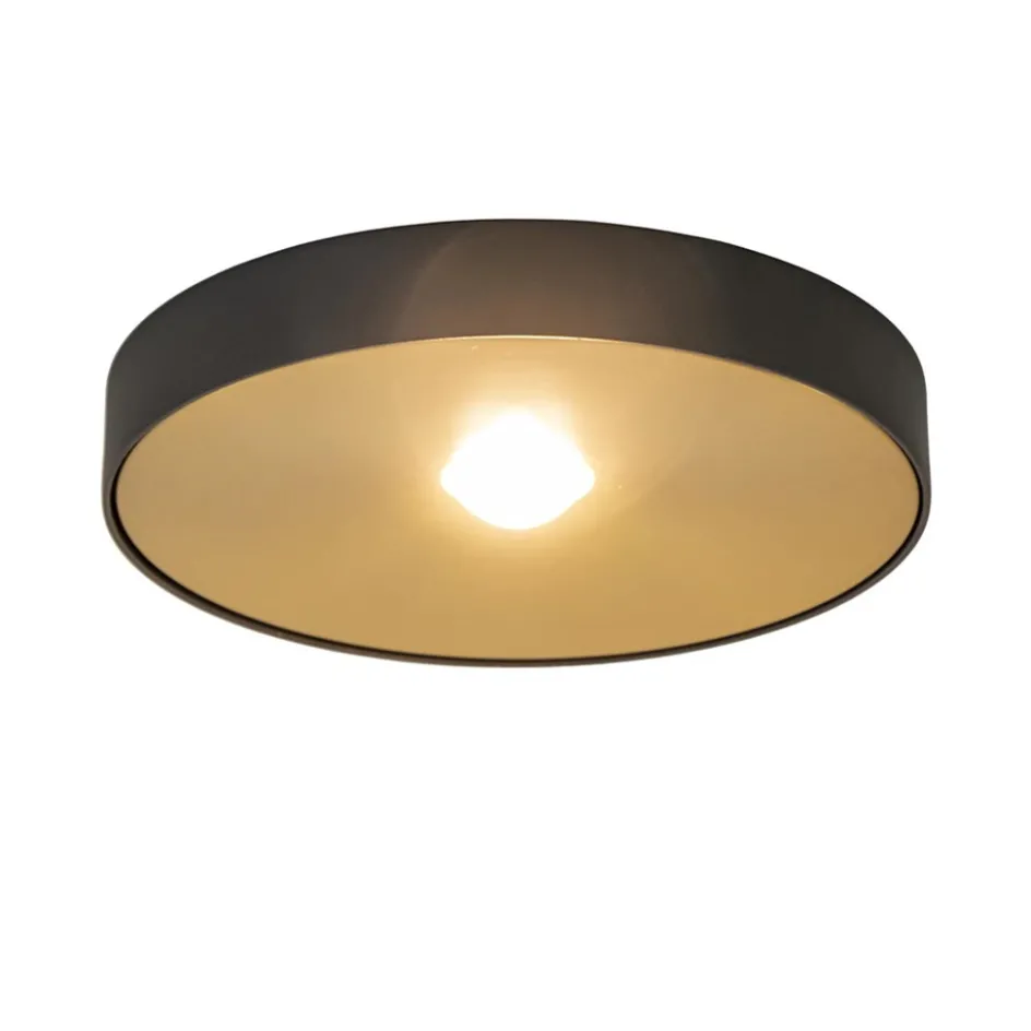 Plafondlamp Bright 26 zwart/matgoud>Straluma Best