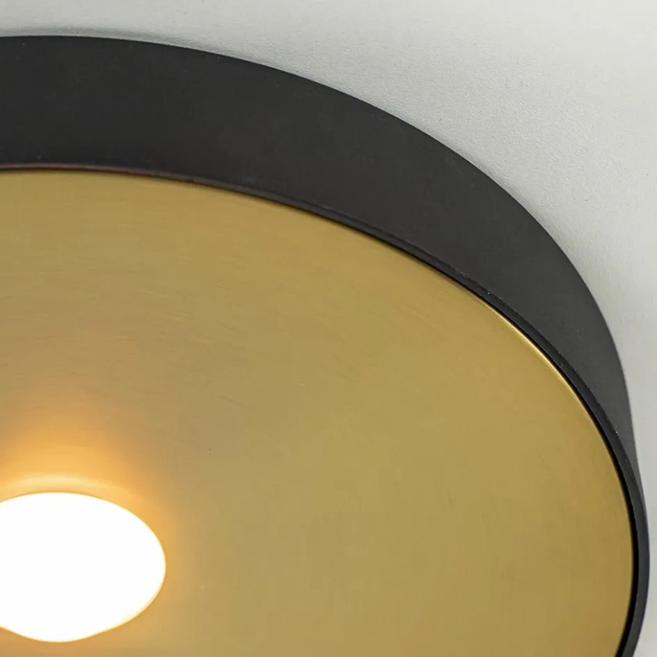Plafondlamp Bright 26 zwart/matgoud>Straluma Best