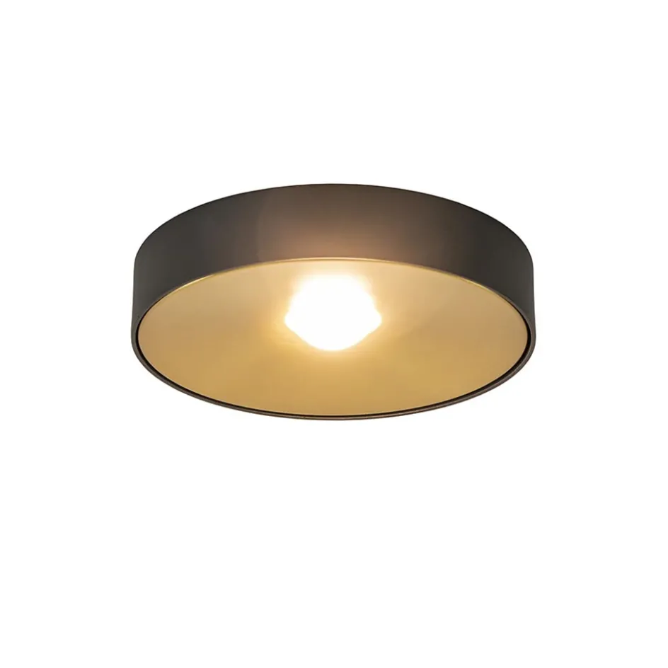 Plafondlamp Bright 20 zwart/matgoud>Straluma Online