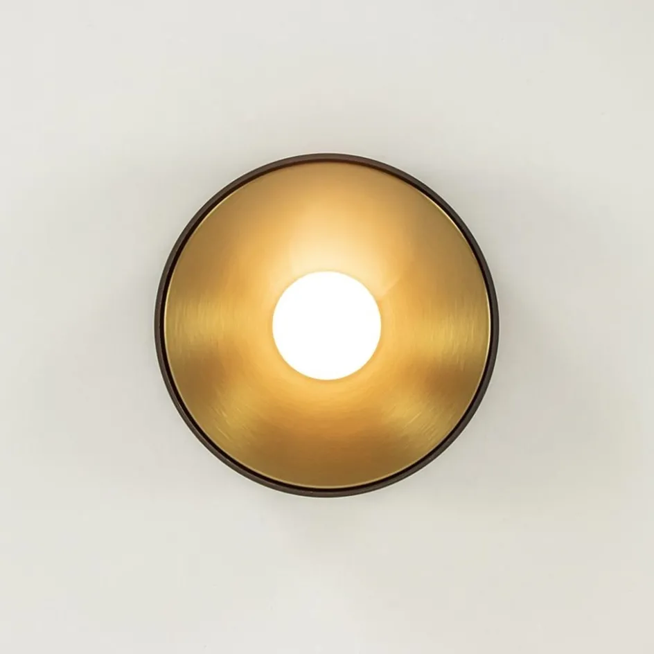 Plafondlamp Bright 15 zwart/matgoud>Straluma Outlet