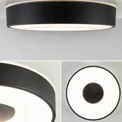 Plafondlamp Coin 38 zwart + remote CCT><noscript><img width=