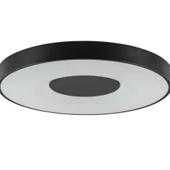 Plafondlamp Coin 65 zwart + remote>Straluma Online