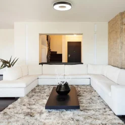 Plafondlamp Coin rond 50cm zwart CCT></noscript>Straluma Online