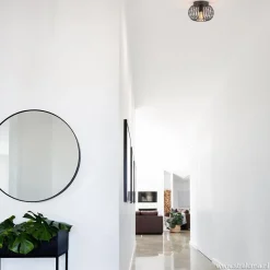 Plafondlamp donut klein draad zwart 25cm><noscript><img width=